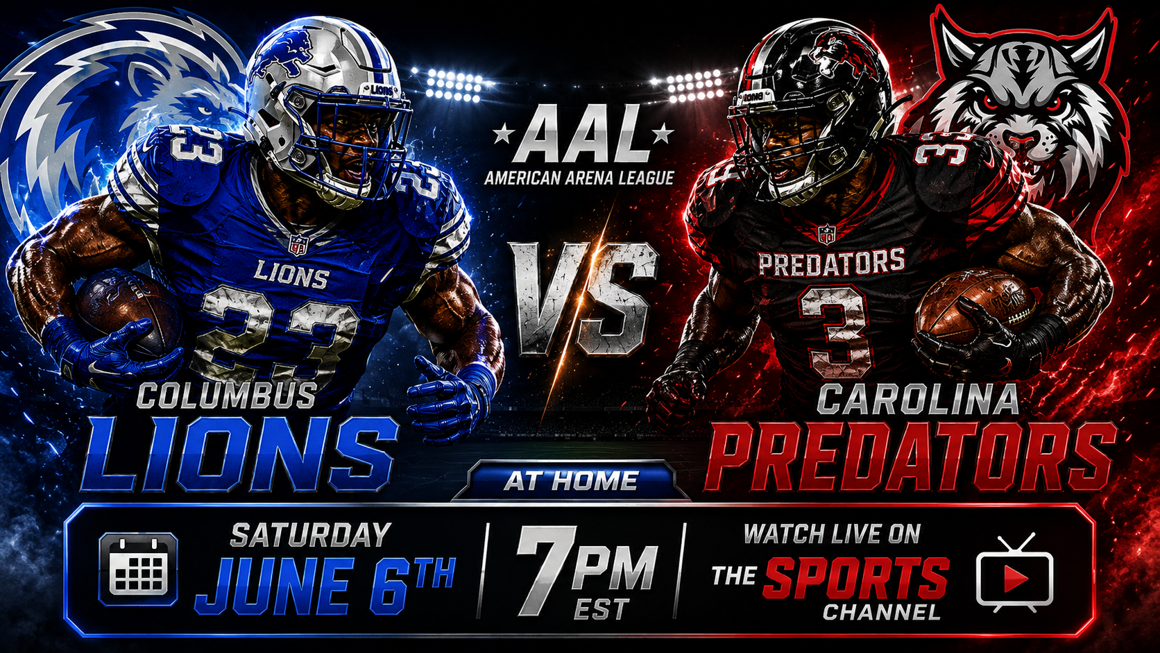 AAL Columbus Lions vs Carolina Predators
